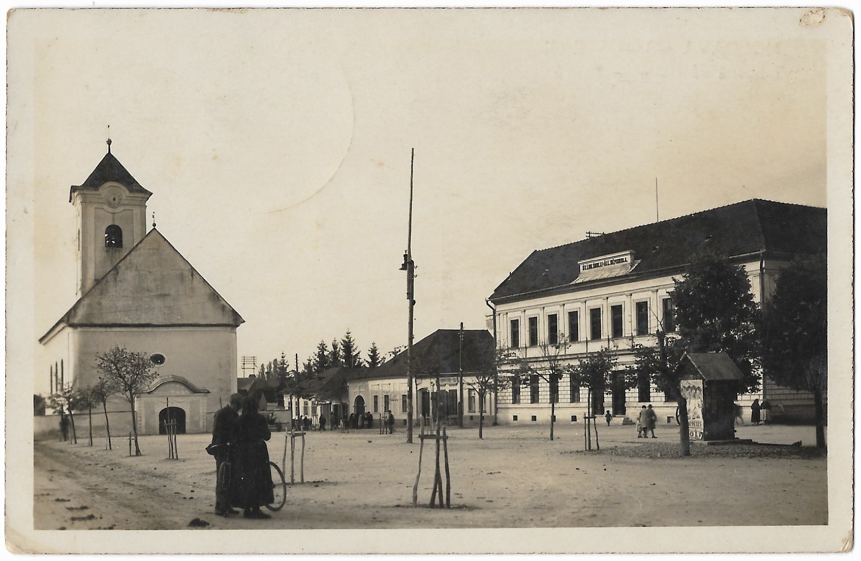 Kostol v roku 1930