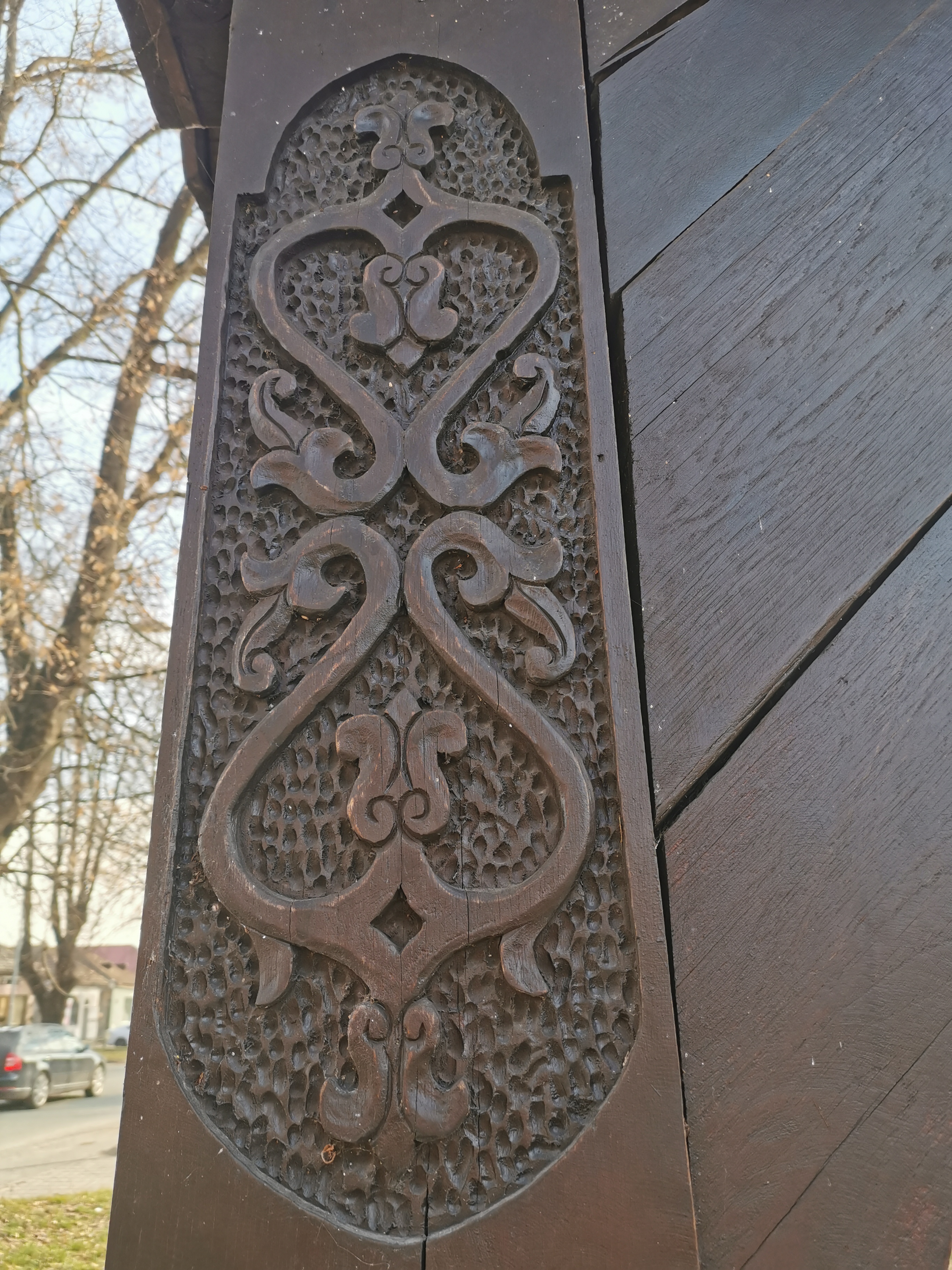 Detail ostenia brány